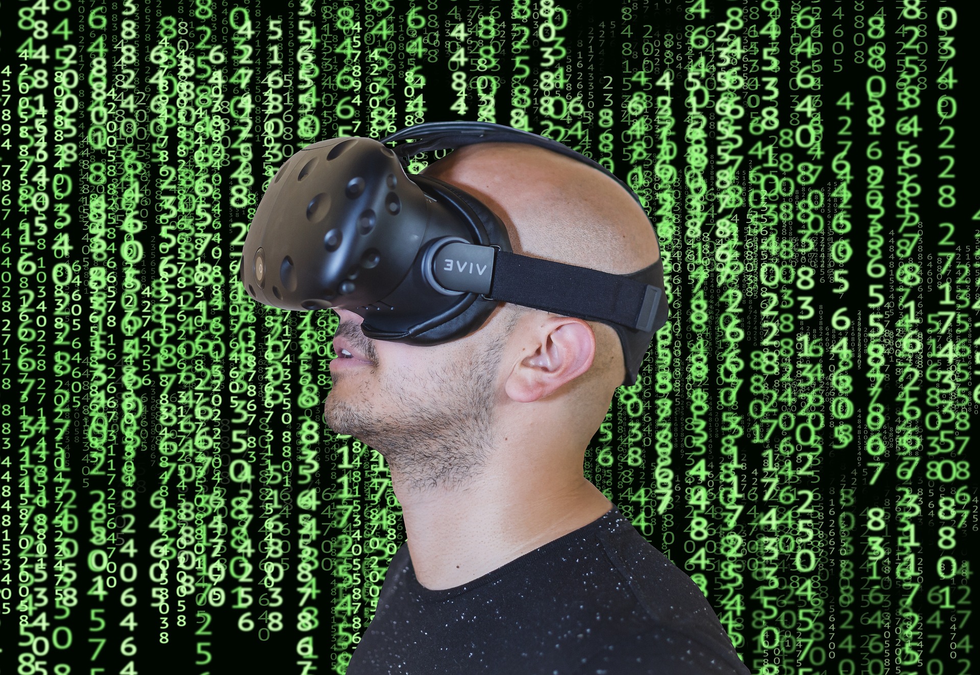 image of man using a VR headset