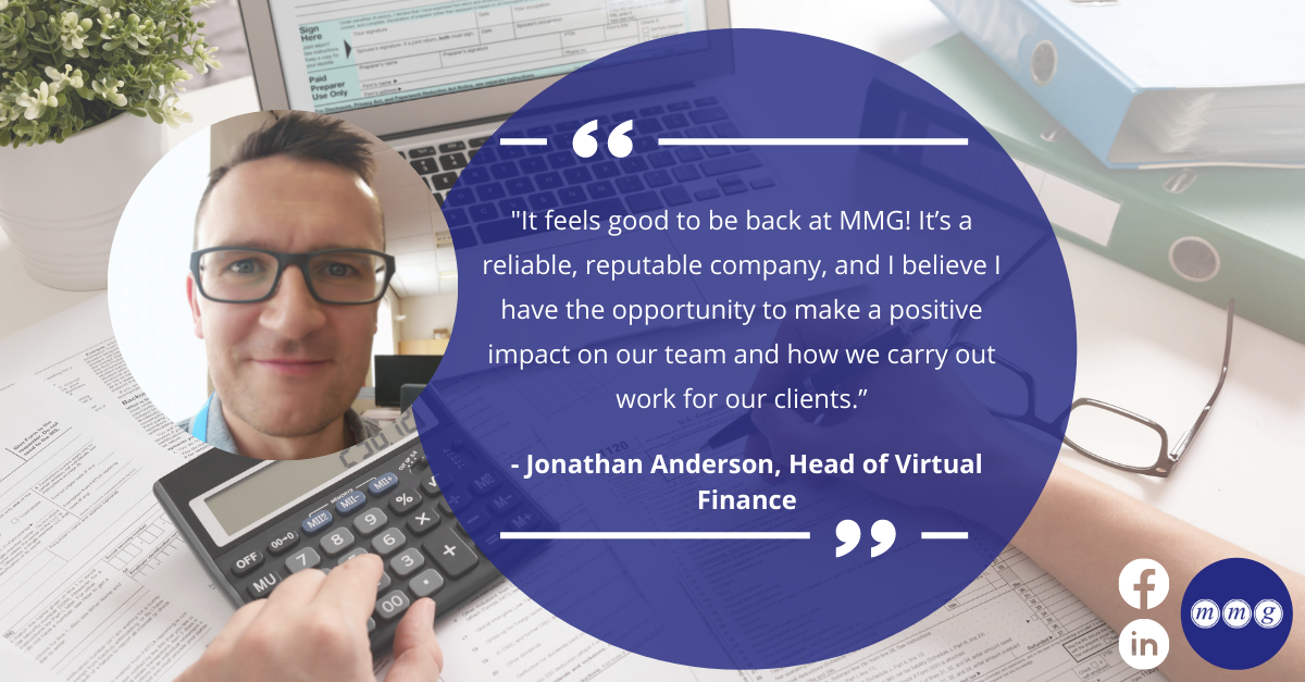 Meet Jonathan, Our Head of Virtual Finance